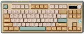 Клавіатура Ajazz AK870 Jasmine Switch RGB With Screen Wireless Yellow (AK870-JS-YWG)