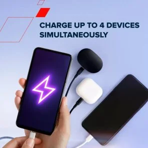 Фото: Зарядний пристрій Canyon OnCharge 100ACC QC PD GaN 100W White (CNS-CUW100ACC) № 9 | KTC