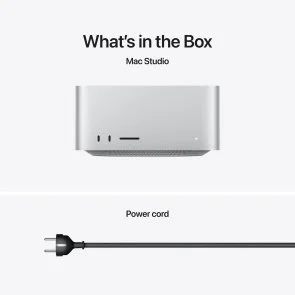 Фото: Персональний комп'ютер Apple Mac Studio Apple M4 Max 32GPU (MU963) - Apple M4 Max / 36 ГБ / PCI-E SSD 512 ГБ / Apple / Apple M4 Max 32-core GPU, / 480 Вт № 10 | KTC