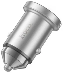 Фото: Автомобільний зарядний пристрій Hoco NZ10 Handy QC3.0 PD 45W Silver (6942007601825) № 4 | KTC