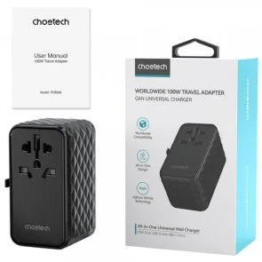 Фото: Зарядний пристрій Choetech PD6028 100W Black (PD6028-BK) № 2 | KTC