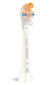 Фото: Насадка для зубної щітки Philips Sonicare A3 Premium All-in-One White 2pcs (HX9092/87) № 3 | KTC