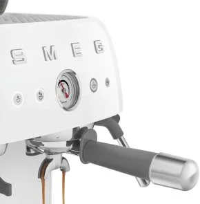 Фото: Ріжкова кавоварка Smeg Espresso coffee machine with grinder White (EGF03WHEU) № 13 | KTC
