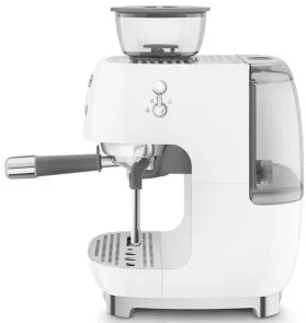 Фото: Ріжкова кавоварка Smeg Espresso coffee machine with grinder White (EGF03WHEU) № 8 | KTC