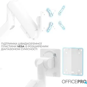 Фото: Кронштейн OfficePro MA851W White № 10 | KTC