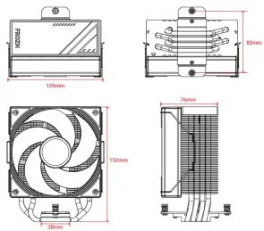 Фото: Кулер для процесора ID-COOLING Frozn A410 SE ARGB № 4 | KTC