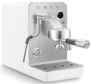 Фото: Ріжкова кавоварка Smeg Espresso coffee machine White (EMC02WHMEU) № 6 | KTC