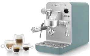 Фото: Ріжкова кавоварка Smeg Espresso coffee machine Emerald Green (EMC02EGMEU) № 9 | KTC