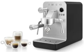 Фото: Ріжкова кавоварка Smeg Espresso coffee machine Black (EMC02BLMEU) № 10 | KTC