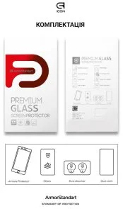 Фото: Захисне скло ArmorStandart Pro for Motorola G75 5G - Black (ARM83293) № 2 | KTC