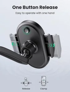Фото: Кріплення для мобільного телефону UGREEN LP405 Waterfall-Shaped Suction Cup Phone Mount (LP405/20473) № 4 | KTC