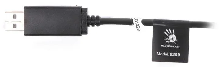 Фото: Гарнітура Bloody G200Q Black/Red (G200Q (Black+Red)) № 8 | KTC