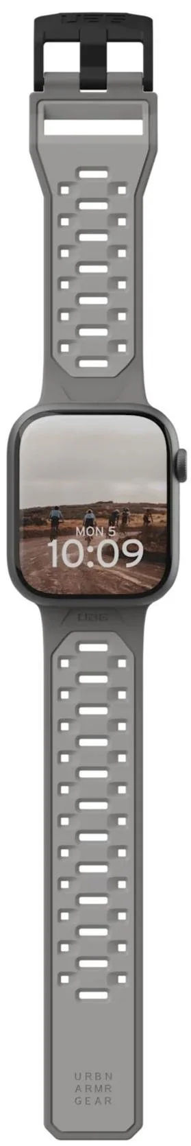 Фото: Ремінець UAG for Apple Watch Ultra 2/Ultra 49/45/44/42mm - Civilian Silicone Titanium (194002113636) № 6 | KTC