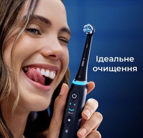Насадка для зубної щітки Braun Oral-B iO Ultimate Clean RB CBF-4 Black 4 pcs (Ultimate Clean RB CBF-4 Black (4))