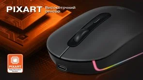 Фото: Миша Real-EL RM-470W Wireless Dark Gray (EL123200049) № 17 | KTC