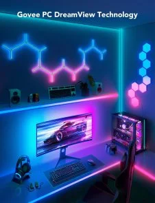 Фото: Набір адаптивного підсвічування Govee H6609 Gaming Light Strip G1 27-34 RGBIC (H6609312) № 6 | KTC