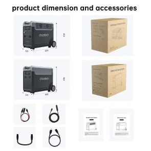 Фото: Зарядна станція Choetech BS066 3600W 3840Wh (BS066-Main) № 4 | KTC