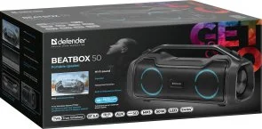 Фото: Портативна колонка Defender Beatbox 50 Black (65950) № 8 | KTC