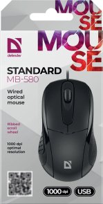 Миша Defender Standard MB-580 Black (52580)