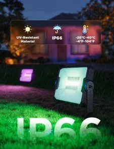 Фото: Настінний світильник Govee H8057 Outdoor FLood Lights 4pcs RGBICWW Wi-Fi/BT (H8057C11) № 2 | KTC