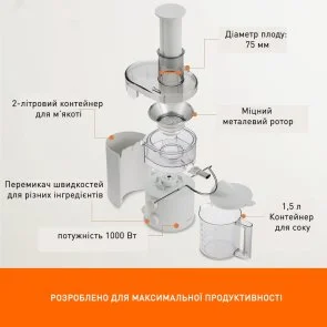 Фото: Соковижималка відцентрова Panasonic MJ-CB600STQ № 7 | KTC