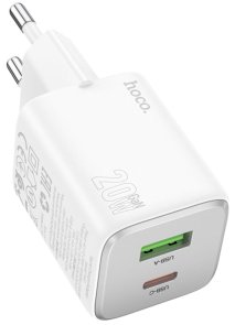 Зарядний пристрій Hoco N41 Almighty 20W White (6942007617031)