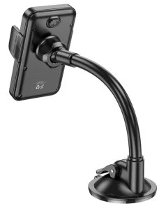 Фото: Кріплення для мобільного телефону Hoco H38 Cheetah car holder windshield Black (6942007617208) № 5 | KTC