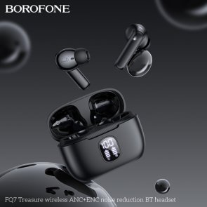 Навушники BOROFONE FQ7 Treasure ANC/ENC noise reduction Black (6941991120060)