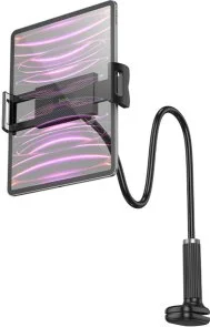 Фото: Універсальний тримач Hoco HD10 Bamboo Lazy Stand Black (6942007639224) № 2 | KTC