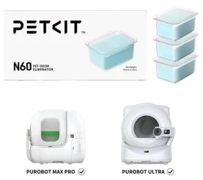 Фото: Нейтралізатор запаху PETKIT Pet Odor Eliminator N60 3PCS (P9224) № 3 | KTC