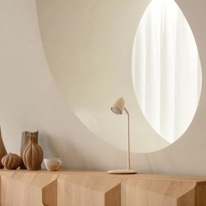 Настільна лампа з бездротовою зарядкою Proove Modern white
