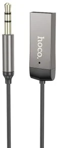 Фото: Bluetooth-ресивер Hoco E78 Benefit Black Metal Gray (6942007605663) № 2 | KTC