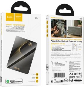 Пошукова мітка Hoco E92 Saviour Smart Positioning Anti-Lost Device Black (6942007640107)