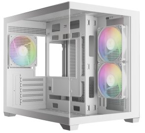 Корпус Gamdias Aura GC10M WH ARGB White with window (4711514502312)