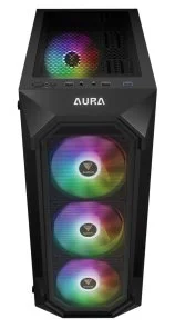 Фото: Корпус Gamdias Aura GC1 Elite ARGB Black with window (4711514500592) № 4 | KTC