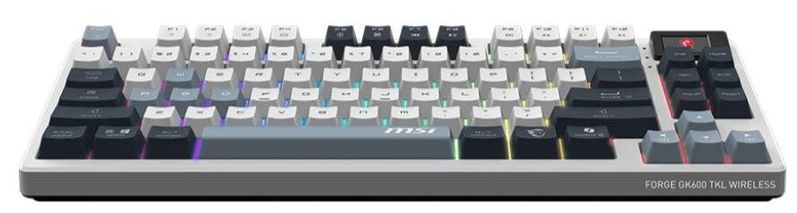 Клавіатура, MSI Forge GK600 TKL Wireless, Sky ( Gaming )