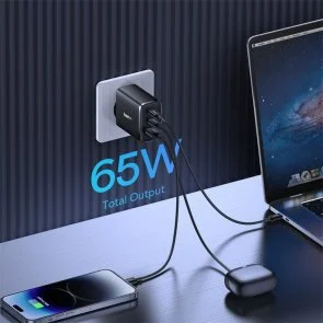 Фото: Зарядний пристрій Baseus Cube Pro 65W Black (P10152301113-00) № 8 | KTC