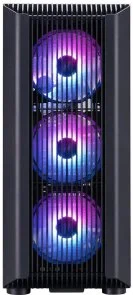 Фото: Корпус 1stPlayer H6-BK-4F7 Black with window № 2 | KTC