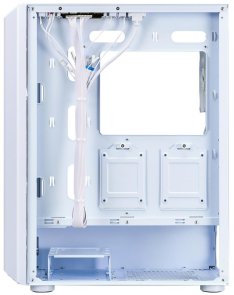 Корпус 1stPlayer H6-WH-4F7-W White wit window