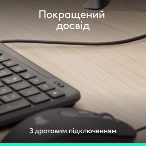 Клавіатура Logitech Signature Slim K620 ENG/UKR Graphite (920-013333)