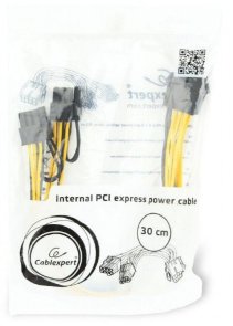 Перехідник живлення відеокарти Cablexpert PCIe 8pin / 2x6+2pin (CC-PSU-85)