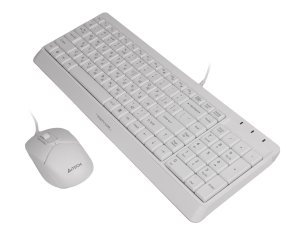  Комплект клавіатура+миша A4tech F1512 White