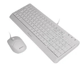 Фото: Комплект клавіатура+миша A4tech F1512 White № 5 | KTC