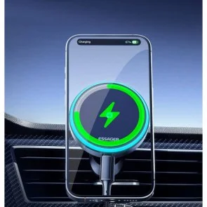 Фото: Кріплення для мобільного телефону Essager Hands Free Car Vent Car Mount Phone Holder Black (EZJCX-YS01-Z) № 7 | KTC