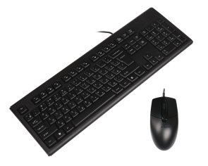 Комплект клавіатура+миша A4tech KR-8372 USB Black (KR-8372 (Black))