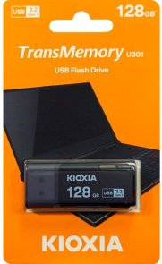 Флешка USB Kioxia TransMemory U301 128GB Black (LU301K128GG4)