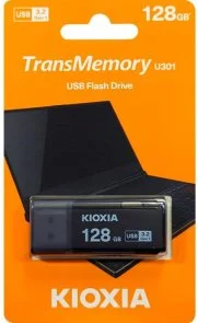 Фото: Флешка USB Kioxia TransMemory U301 128GB Black (LU301K128GG4) № 2 | KTC