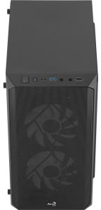 Корпус AeroCool CS-107-A-BK-v2 Black with window (ACCX-PC14002.11)