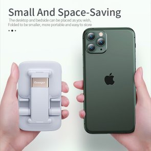 Універсальний тримач Essager Knight Foldable Desk Mobile Phone Holder Stand White (EZJZM-QSSJ02)