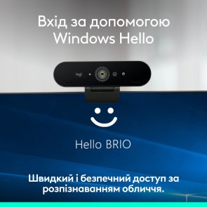 Web-камера Logitech Brio 4K Ultra HD Graphite (960-001718)